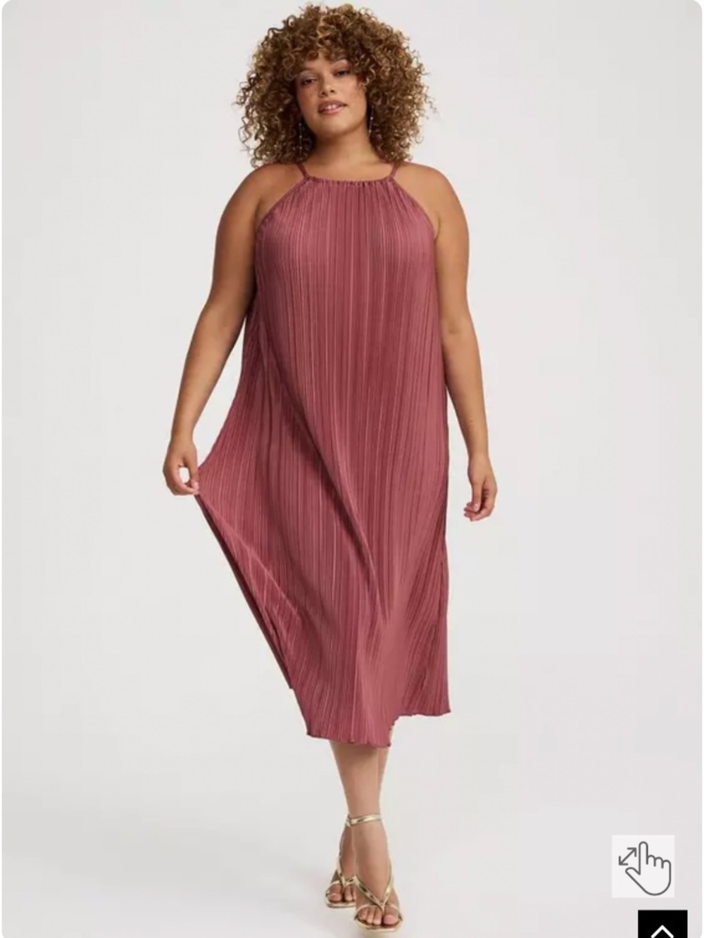 Plisse Dress